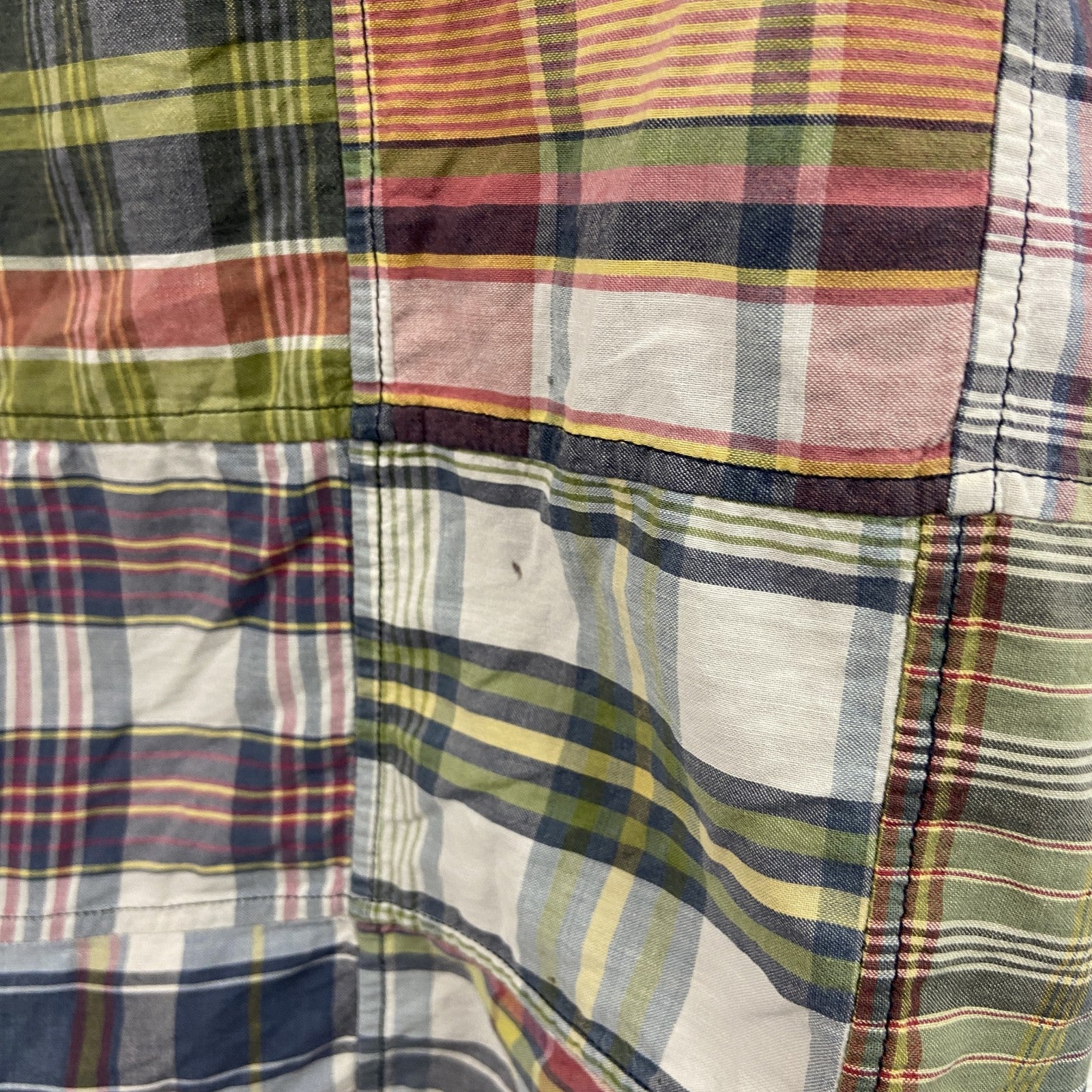 90s　Ralph Lauren　ラルフローレン　CUSTOM FIT　長袖ボタンダウンシャツ　チェック柄　Lサイズ　　ヴィンテージ　古着
