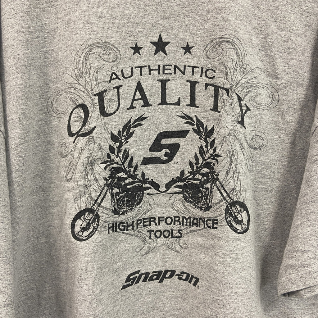 Hanes　ヘインズ　半袖プリントTシャツ　ワンポイント　灰色　グレー　2XLサイズ　古着