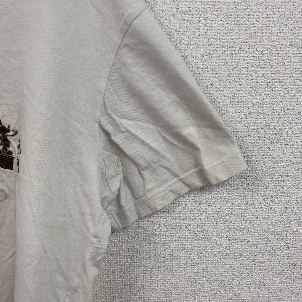 Disney　ディズニー　Mickey Mouse　ミッキーマウス　半袖Tシャツ　白　ホワイト　XLサイズ　　古着