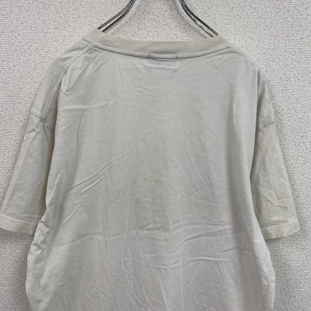 Disney　ディズニー　Mickey Mouse　ミッキーマウス　半袖Tシャツ　白　ホワイト　XLサイズ　　古着