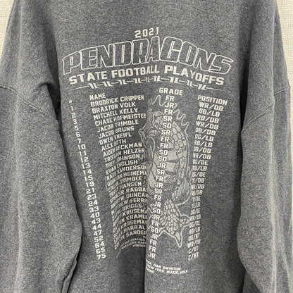 JERZEES　ジャージーズ　スウェット/トレーナー　グレー　XLサイズ