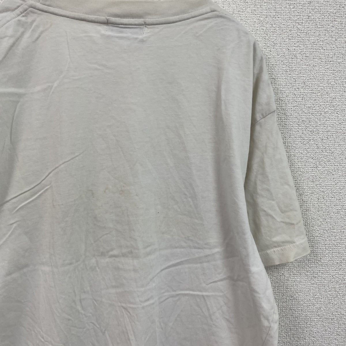 Disney　ディズニー　Mickey Mouse　ミッキーマウス　半袖Tシャツ　白　ホワイト　XLサイズ　　古着
