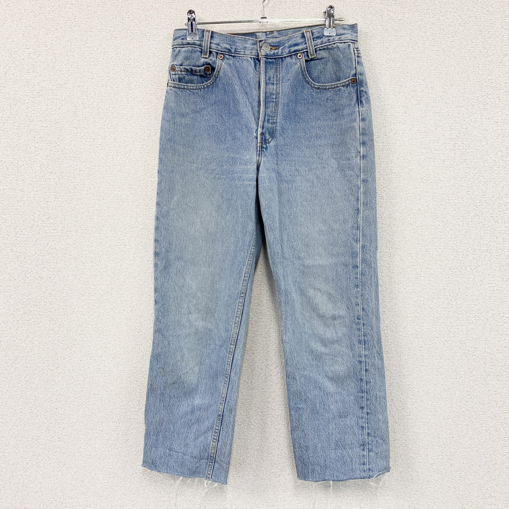 90s　Levi’s　リーバイス　501 STUDENT　デニムパンツ/ジーンズ　ボタンフライ　縦落ち　インディゴ　W29サイズ　　ヴィンテージ　古着