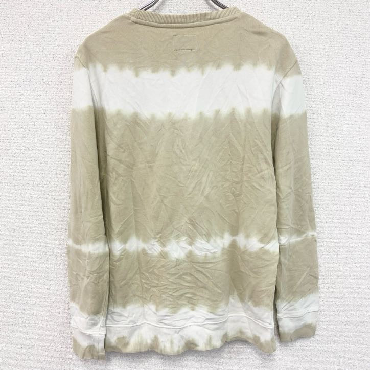Stussy　ステューシー　スウェット/トレーナー　タイダイ　白　ホワイト　ベージュ　Sサイズ　古着