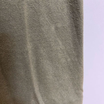 古着 used　半袖プリントロゴTシャツ　クルーネック　PUTITALL ONTHELINE　カーキ　緑　レトロ　Lサイズ