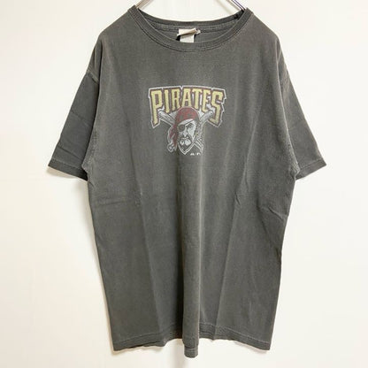 古着 used　majestic　マジェスティック　半袖プリントTシャツ　クルーネック　PIRATES　海賊　Mサイズ