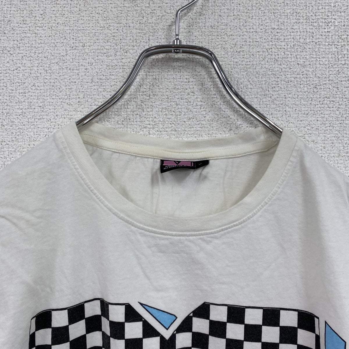 MTV　半袖プリントTシャツ　ロゴプリント　白　ホワイト　Lサイズ　　古着