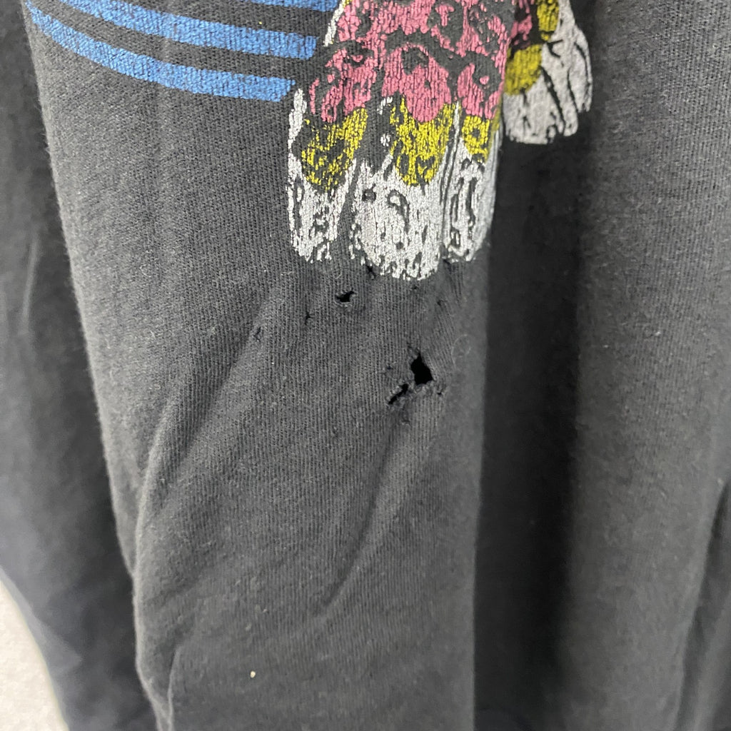 DEF LEPARD　デフレパード　半袖音楽プリントTシャツ　ハードロック　ブラック　Sサイズ　古着