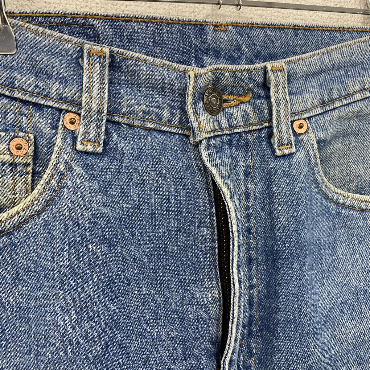90s　Levi’s　リーバイス　505-0217　デニムパンツ/ジーンズ　ジップフライ　縦落ち　インディゴ　W29サイズ　　ヴィンテージ　古着