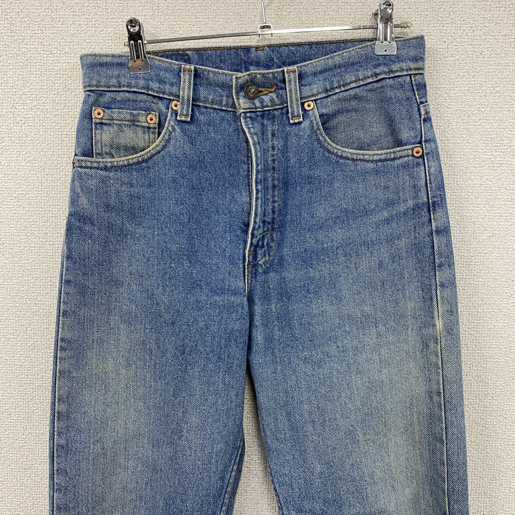 90s　Levi’s　リーバイス　505-0217　デニムパンツ/ジーンズ　ジップフライ　縦落ち　インディゴ　W29サイズ　　ヴィンテージ　古着