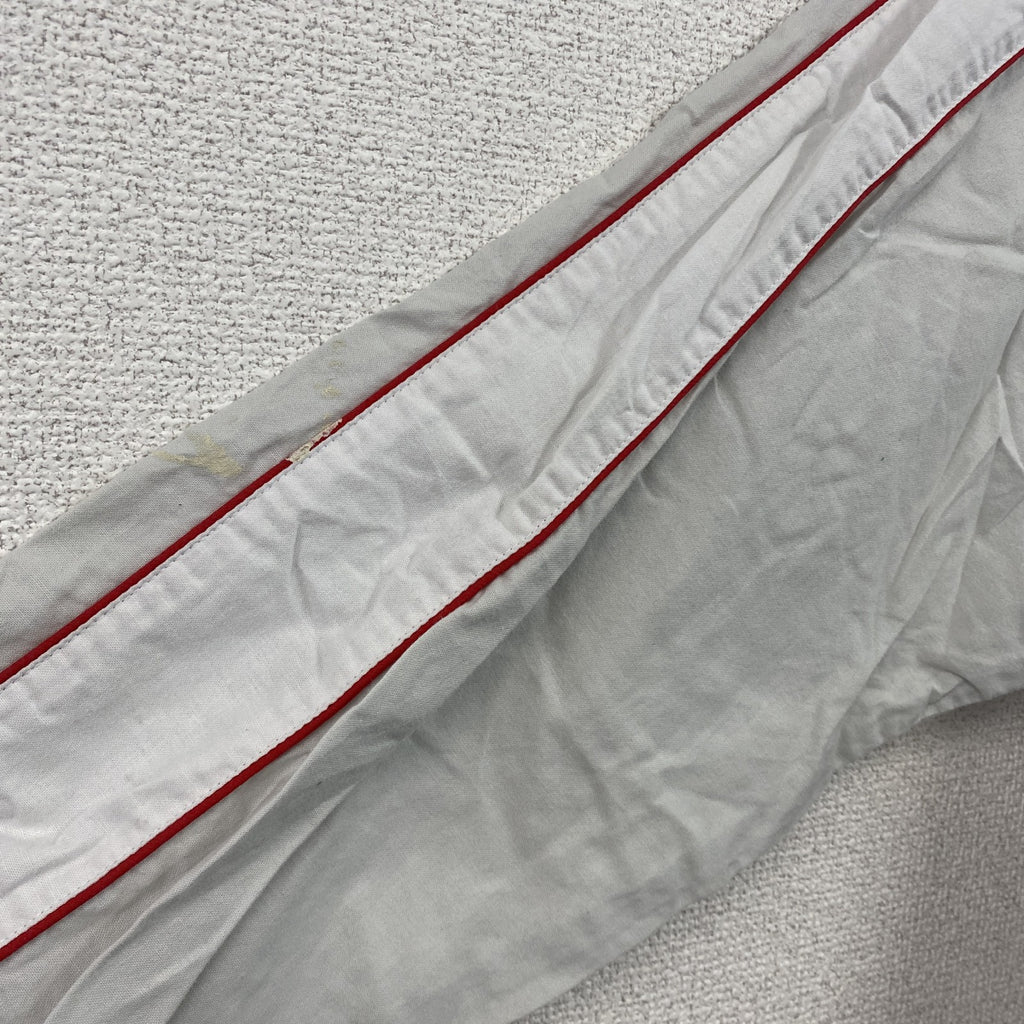TB UNIFASHION　HINO　日野自動車　ワークジャケット　比翼仕立て　フラップポケット　白　ホワイト　4Lサイズ　古着