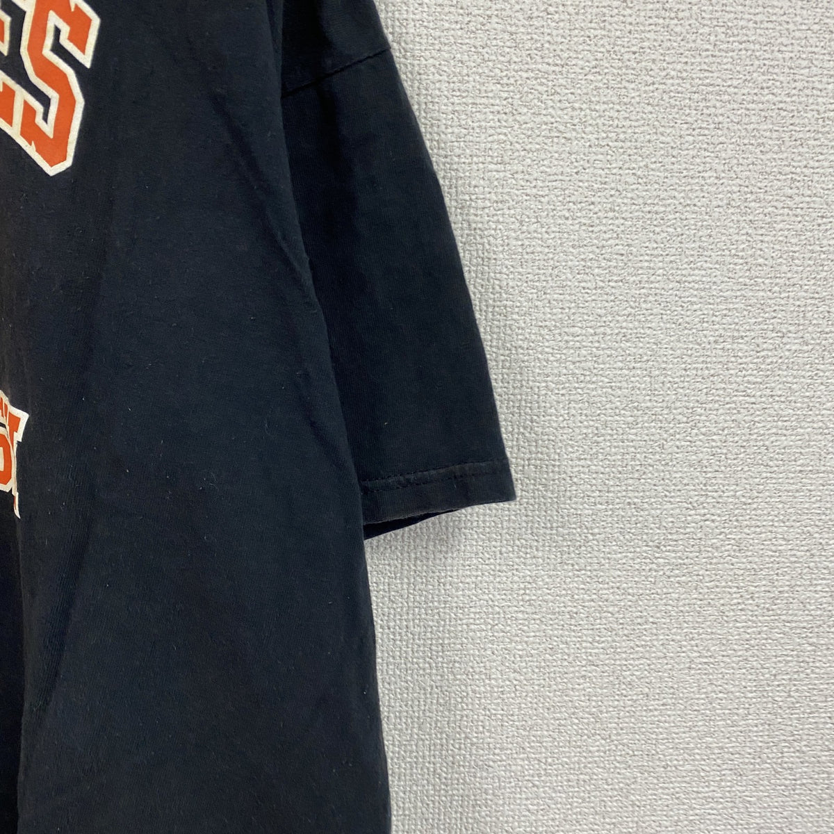 JERZEES　ジャージーズ　半袖プリントTシャツ　アメフト　_　ブラック　2XLサイズ　　古着
