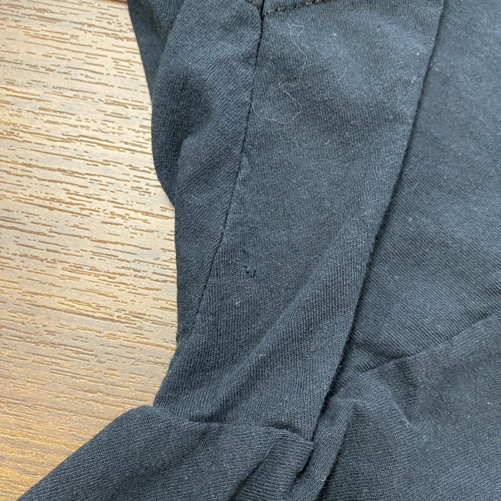 古着 used　FRUIT OF THE LOOM　フルーツオブザルーム　半袖プリントTシャツ　企業Ｔ　黑　ブラック　Lサイズ カットソー メンズ コットン 古着