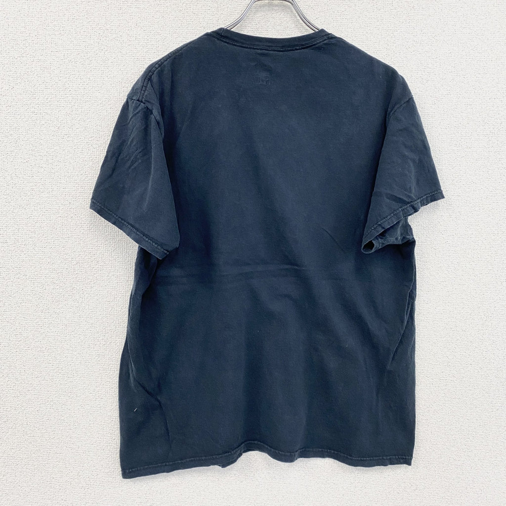 FRUIT OF THE LOOM　フルーツオブザルーム　半袖Tシャツ　胸ポケット　無地　クルーネック　黒　ブラック　XLサイズ　古着