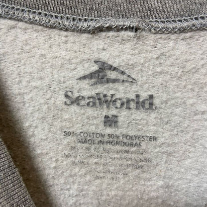 古着 used　Sea World　シーワールド　 長袖プリントスウェット　トレーナー　グレー　CALIFORNIA　Mサイズ