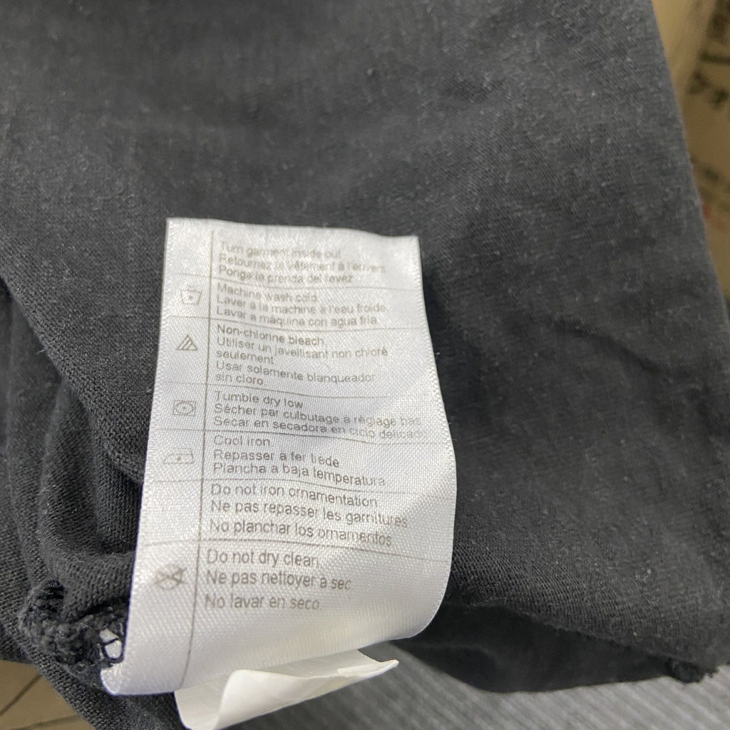 Carhartt　カーハート　長袖プリントTシャツ/ロンT　ポケT　黒　ブラック　Sサイズ　古着