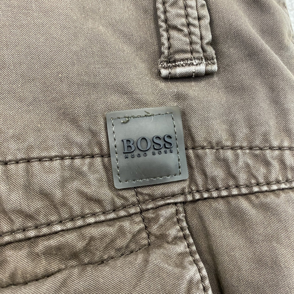 HUGO BOSS　ヒューゴボス　デニムパンツ/ジーンズ　デカポケット　ジップフライ　茶色　ブラウン　古着