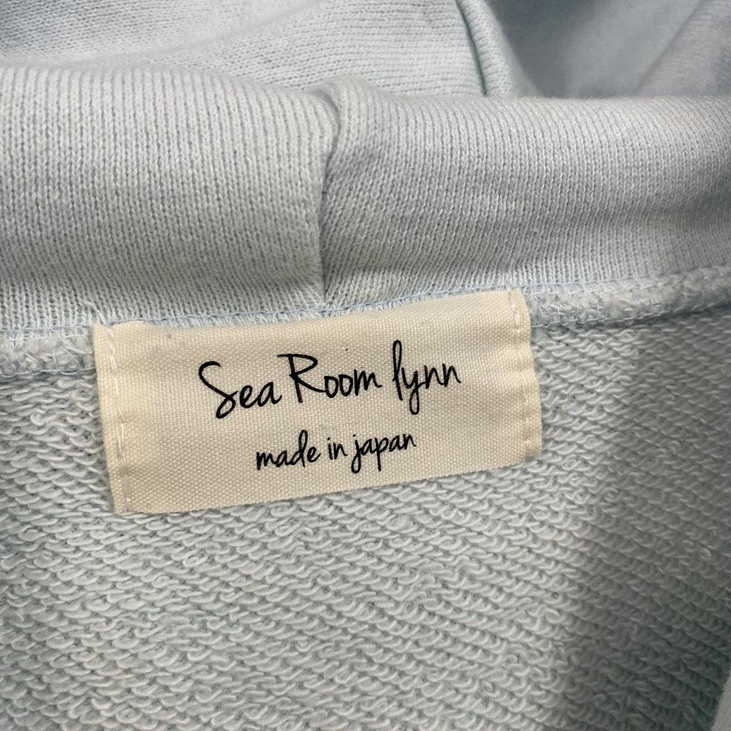 Sea Room Lynn　シールームリン　スウェットパーカー/フーディー　フラップポケット　水色　ライトブルー　Fサイズ　古着