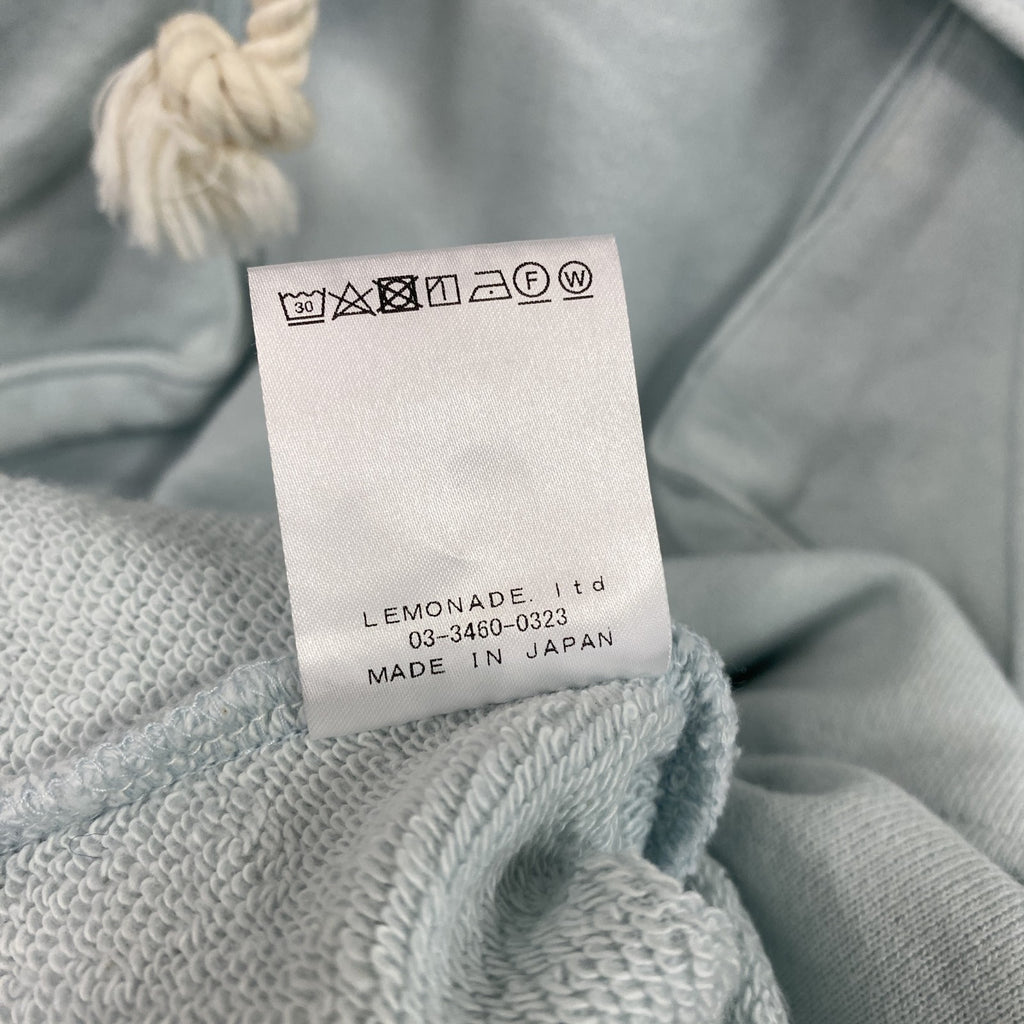 Sea Room Lynn　シールームリン　スウェットパーカー/フーディー　フラップポケット　水色　ライトブルー　Fサイズ　古着