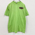 GILDAN　ギルダン　半袖プリントTシャツ　黄緑　ライトグリーン　Mサイズ　古着