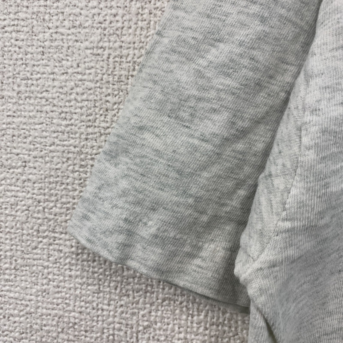 FRUIT OF THE LOOM　フルーツオブザルーム　半袖プリントTシャツ　シングルステッチ　霜降りグレー　Lサイズ カットソー メンズ コットン 古着