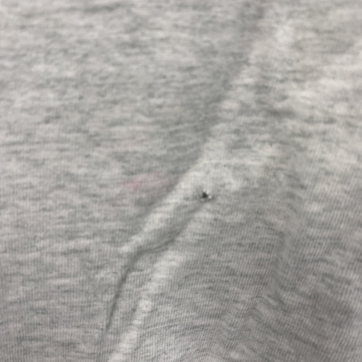 FRUIT OF THE LOOM　フルーツオブザルーム　半袖プリントTシャツ　シングルステッチ　霜降りグレー　Lサイズ カットソー メンズ コットン 古着