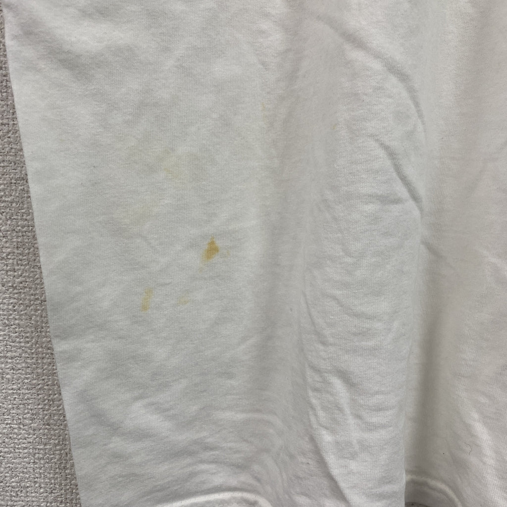 ～00s　Quiksilver　クイックシルバー　半袖Tシャツ　3連プリント　ヴィンテージ　白　ホワイト　Lサイズ　古着