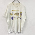 半袖プリントTシャツ　シングルステッチ　白　ホワイト カットソー メンズ 古着