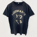 Harry Potter ハリーポッター　半袖プリントTシャツ　HOGWARTS ホグワーツ　黒　ブラック　古着