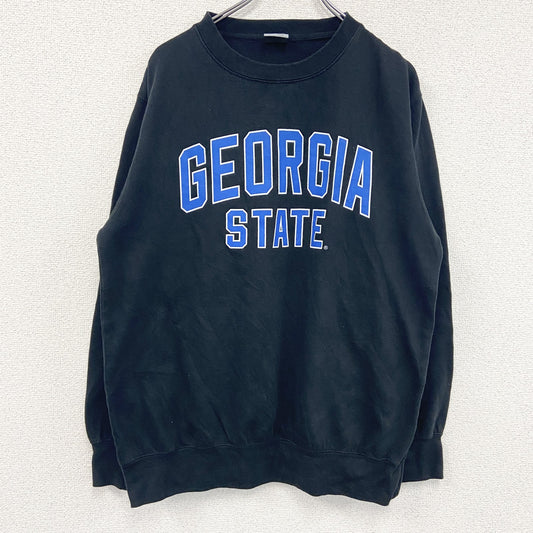 MV SPORT　スウェット/トレーナー　GEORGIA STATE　カレッジタイプ　黒　ブラック　Mサイズ
