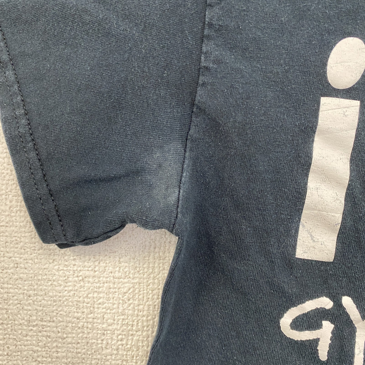 GILDAN　ギルダン　半袖プリントTシャツ　黒　ブラック　Sサイズ　古着