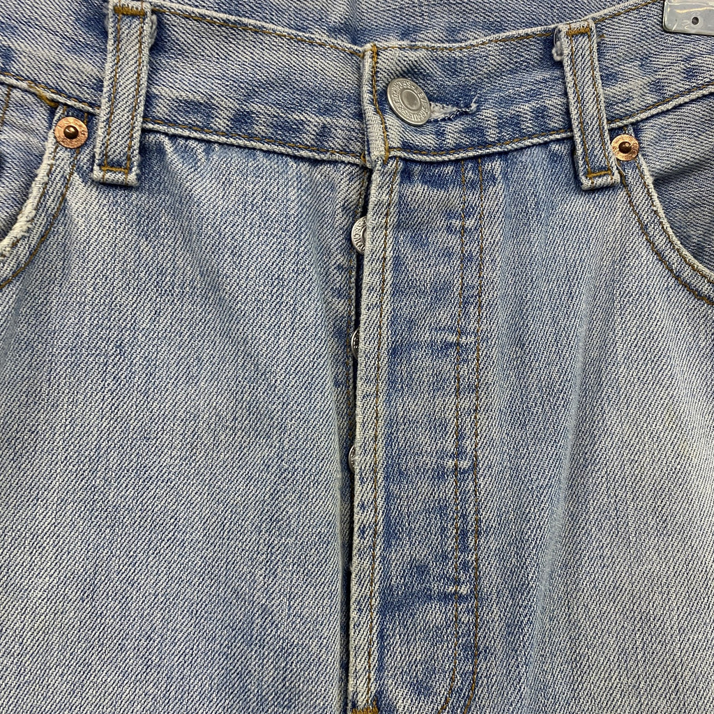 Levi’s　リーバイス　501　デニムパンツ/ジーンズ　ボタンフライ　縦落ち　インディゴ　W33サイズ　古着
