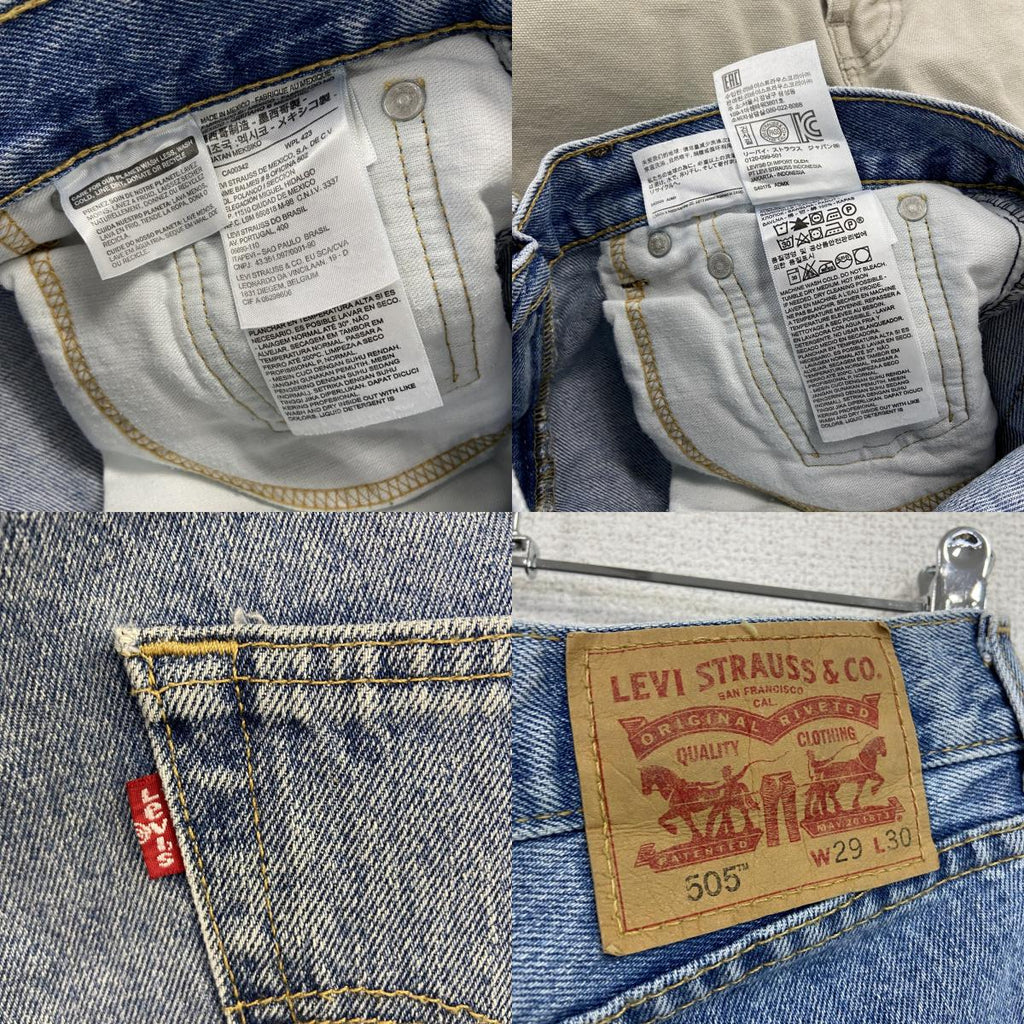 Levi’ｓ　リーバイス　505　デニムパンツ/ジーンズ　インディゴ　W29サイズ　古着