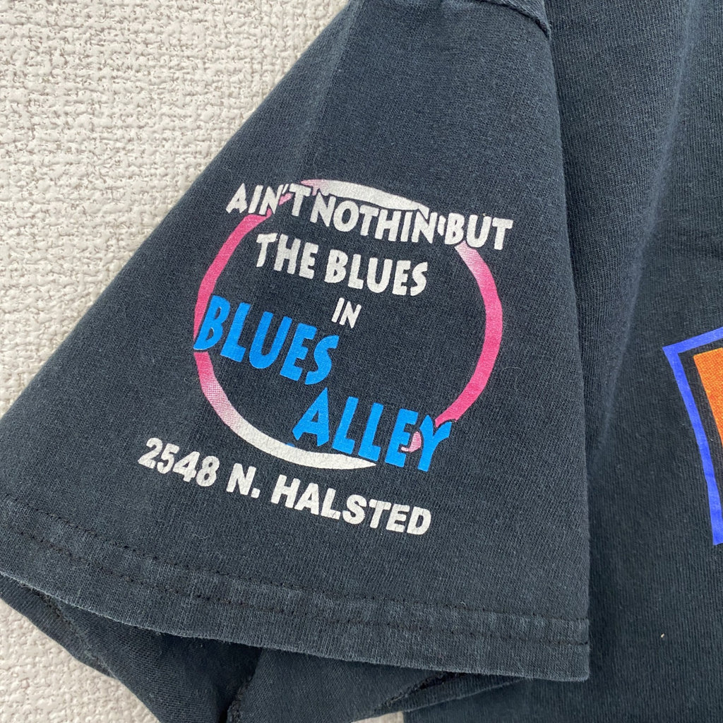 GILDAN　ギルダン　半袖プリントTシャツ　黒　ブラック　Mサイズ　古着