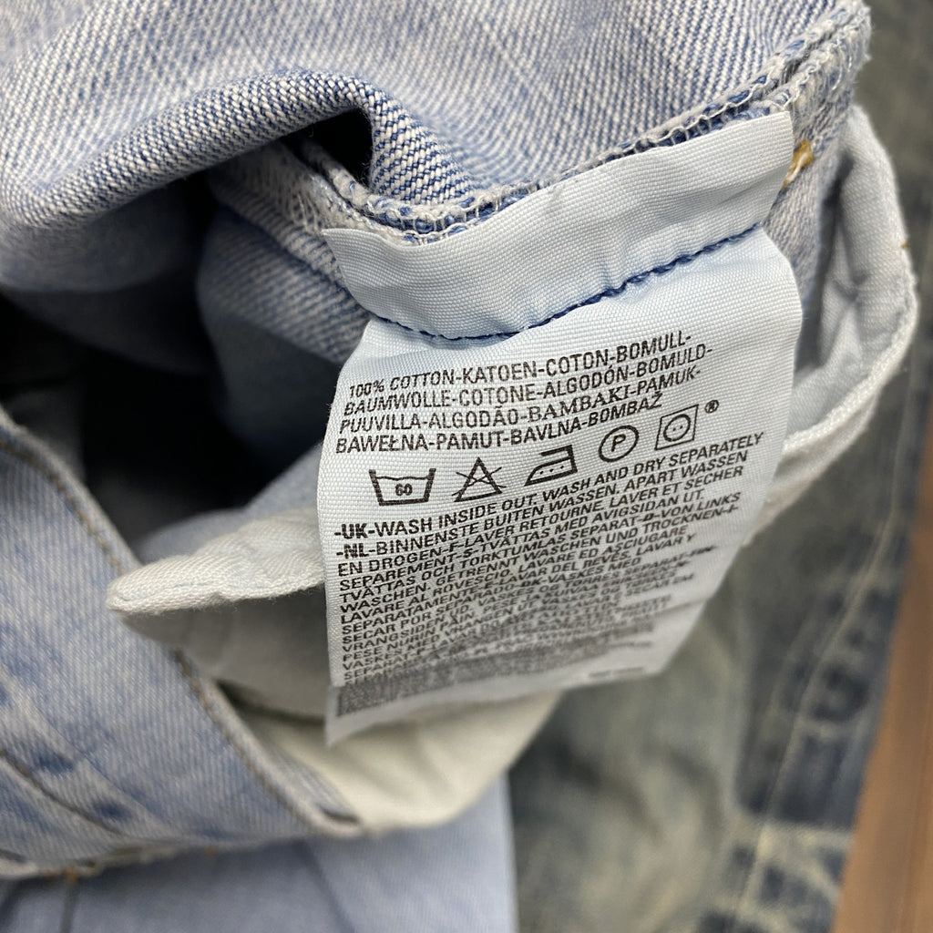 Levi’s　リーバイス　501　デニムパンツ/ジーンズ　ボタンフライ　縦落ち　インディゴ　W33サイズ　古着