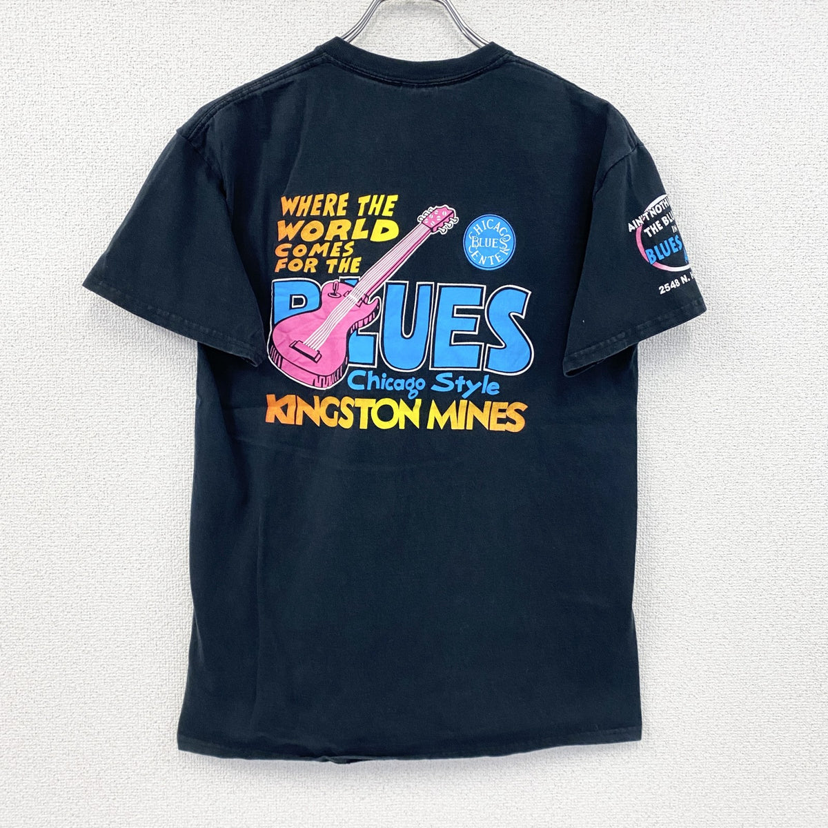 GILDAN　ギルダン　半袖プリントTシャツ　黒　ブラック　Mサイズ　古着