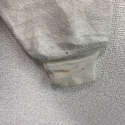 80s　Stats　ハーフジップフリースプルオーバージャケット/ボアジャケット　ヴィンテージ　白　ホワイト　XLサイズ