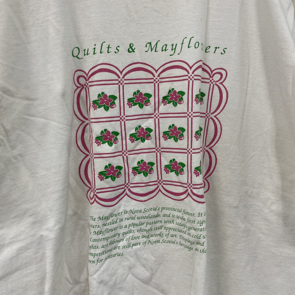 Gym Master　ジムマスター　半袖プリントTシャツ　シングルステッチ　白　ホワイト　XLサイズ　古着