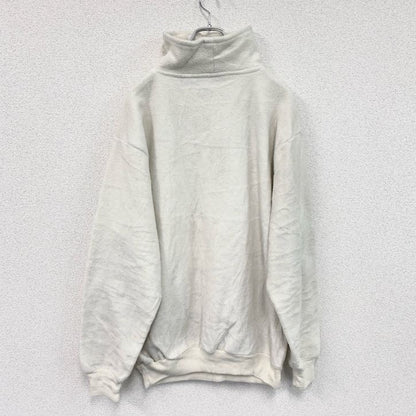 80s　Stats　ハーフジップフリースプルオーバージャケット/ボアジャケット　ヴィンテージ　白　ホワイト　XLサイズ