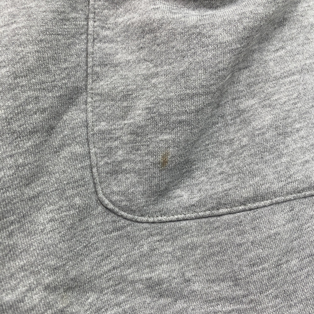 NIKE　ナイキ　ハーフスウェットパンツ/ショートパンツ　スウッシュ　デカロゴ　灰色　グレー　Lサイズ　古着