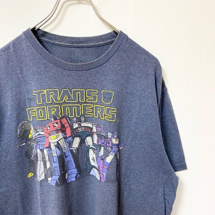 古着 used　トランスフォーマー TRANSFORMERS　半袖プリントTシャツ　アニメ　クルーネック　春夏服　Mサイズ