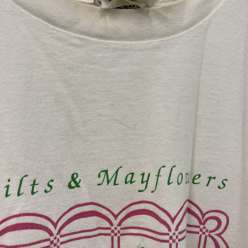 Gym Master　ジムマスター　半袖プリントTシャツ　シングルステッチ　白　ホワイト　XLサイズ　古着