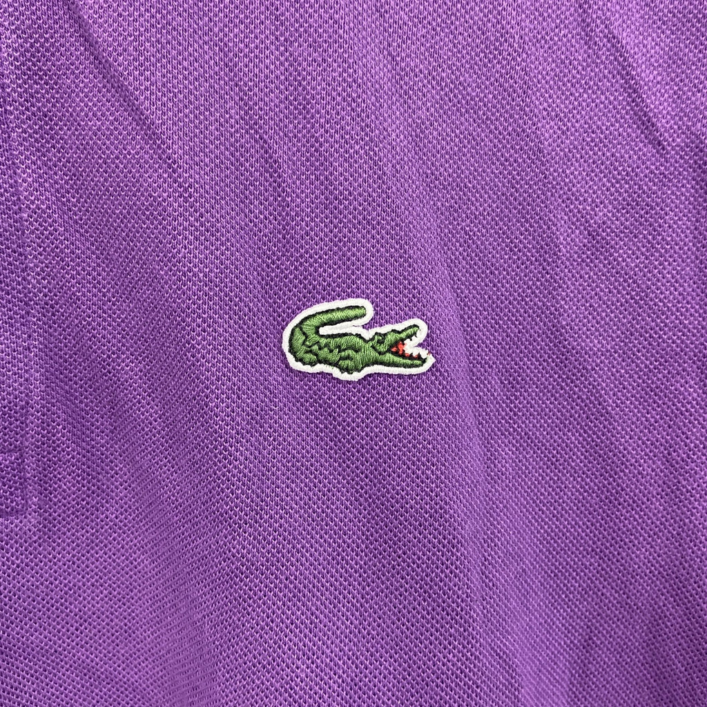 LACOSTE　ラコステ　半袖ポロシャツ　紫　パープル　3サイズ　古着