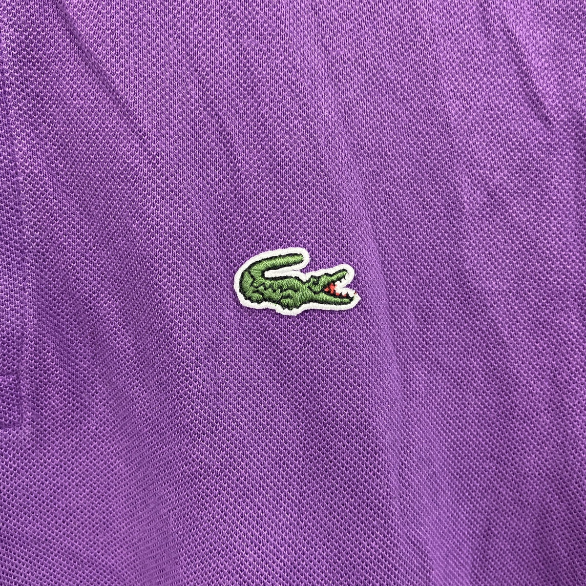 LACOSTE　ラコステ　半袖ポロシャツ　紫　パープル　3サイズ　古着