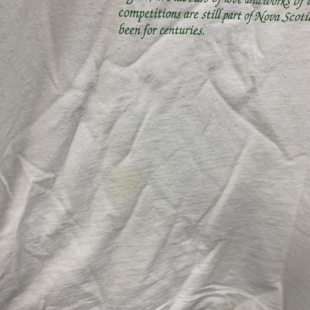 Gym Master　ジムマスター　半袖プリントTシャツ　シングルステッチ　白　ホワイト　XLサイズ　古着