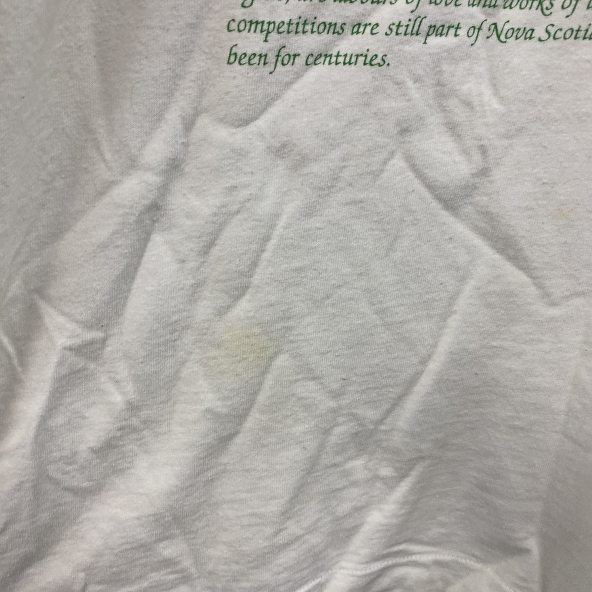 Gym Master　ジムマスター　半袖プリントTシャツ　シングルステッチ　白　ホワイト　XLサイズ　古着