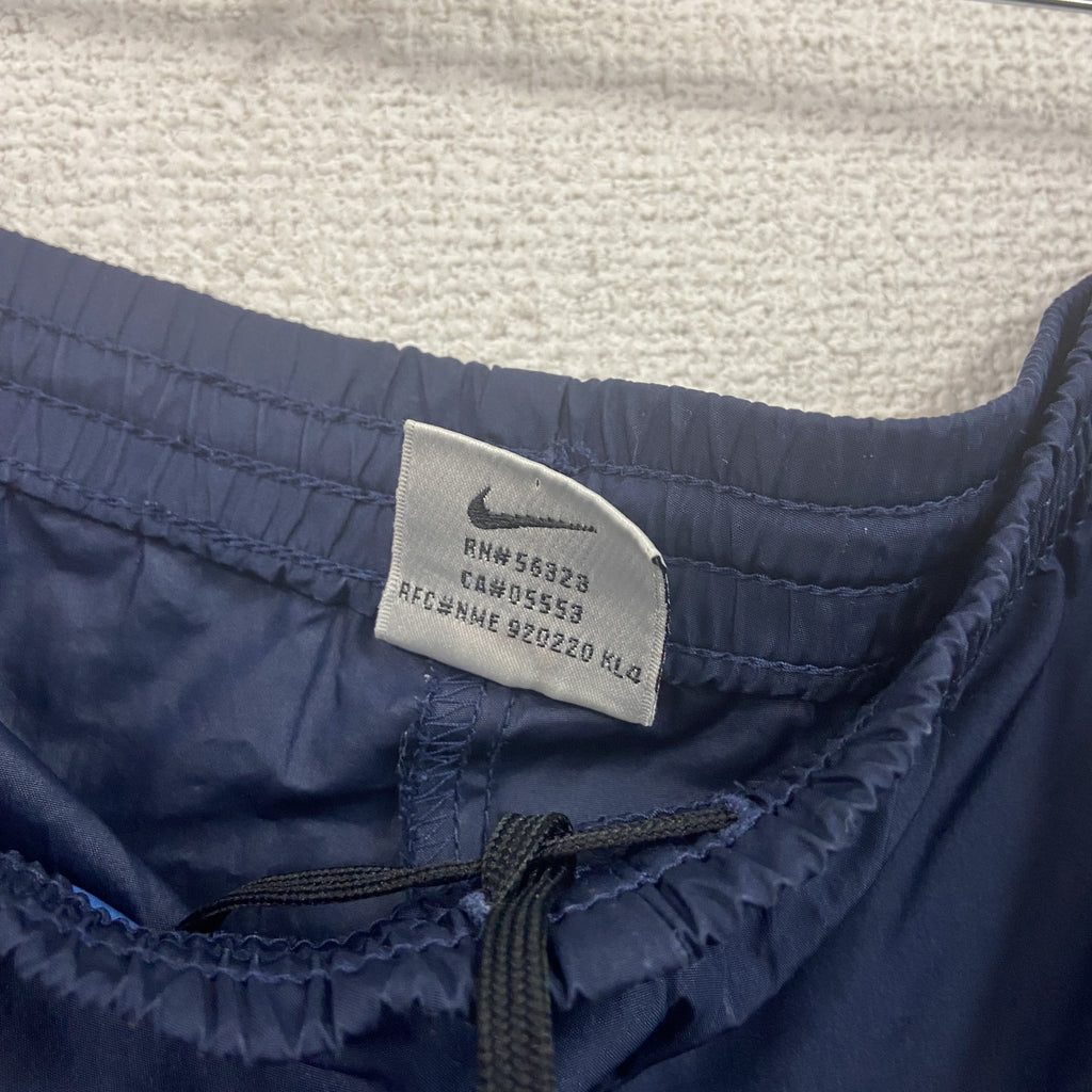 90s　NIKE　ナイキ　NIKE-FIT　ピステパンツ/ウィンドパンツ　スウッシュロゴ　紺　ネイビー　Sサイズ　　ヴィンテージ　古着