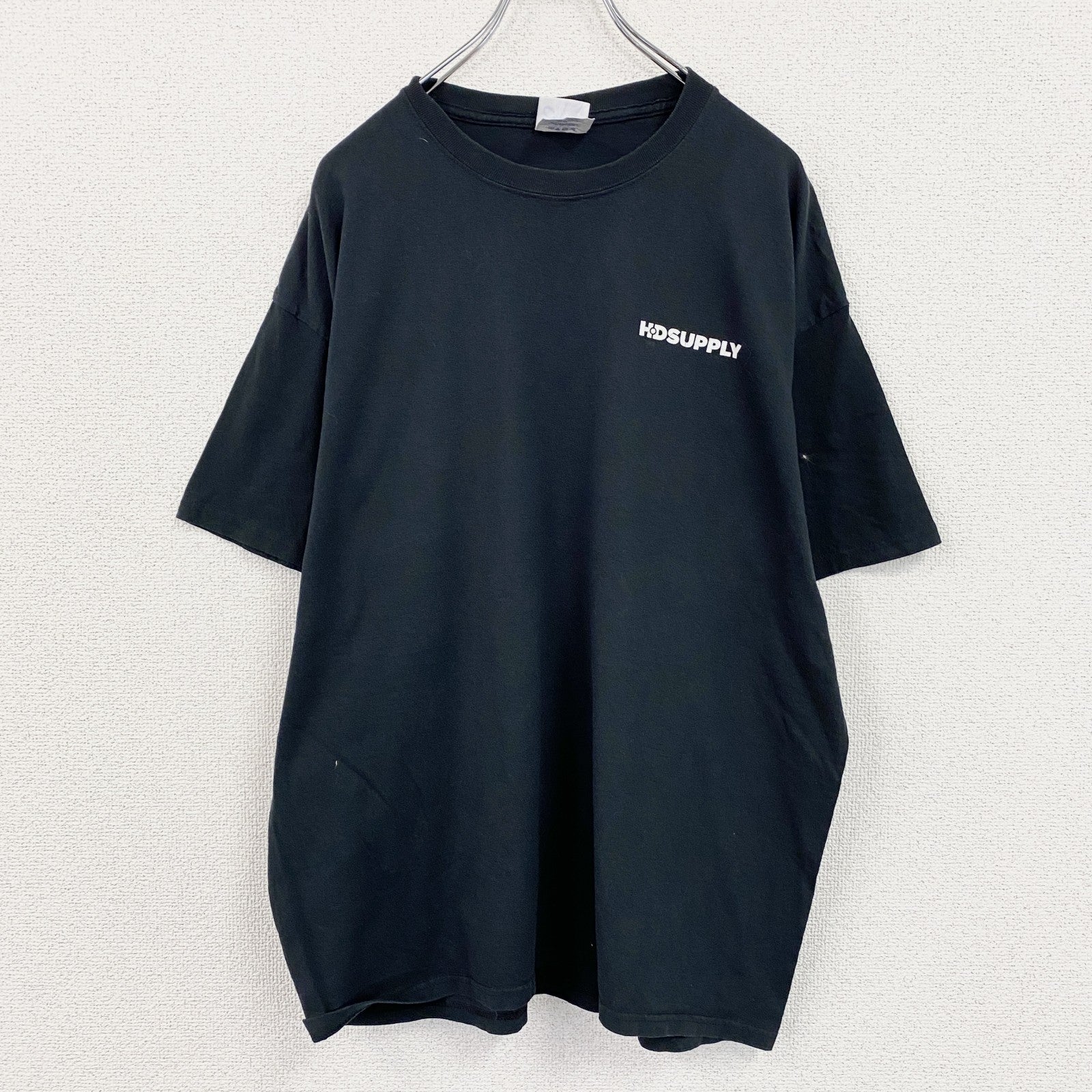 PORTandCOMPANY　半袖プリントTシャツ　黒　ブラック　XLサイズ　古着
