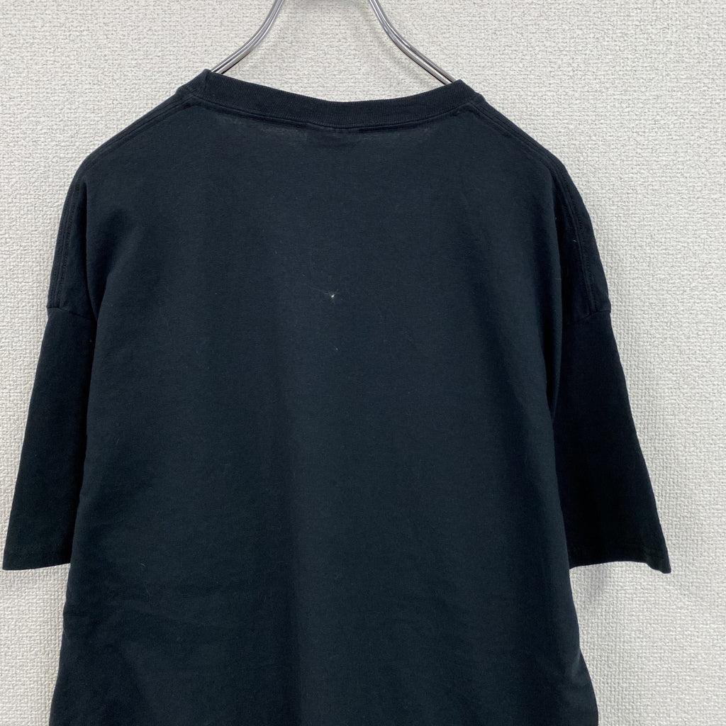 PORTandCOMPANY　半袖プリントTシャツ　黒　ブラック　XLサイズ　古着