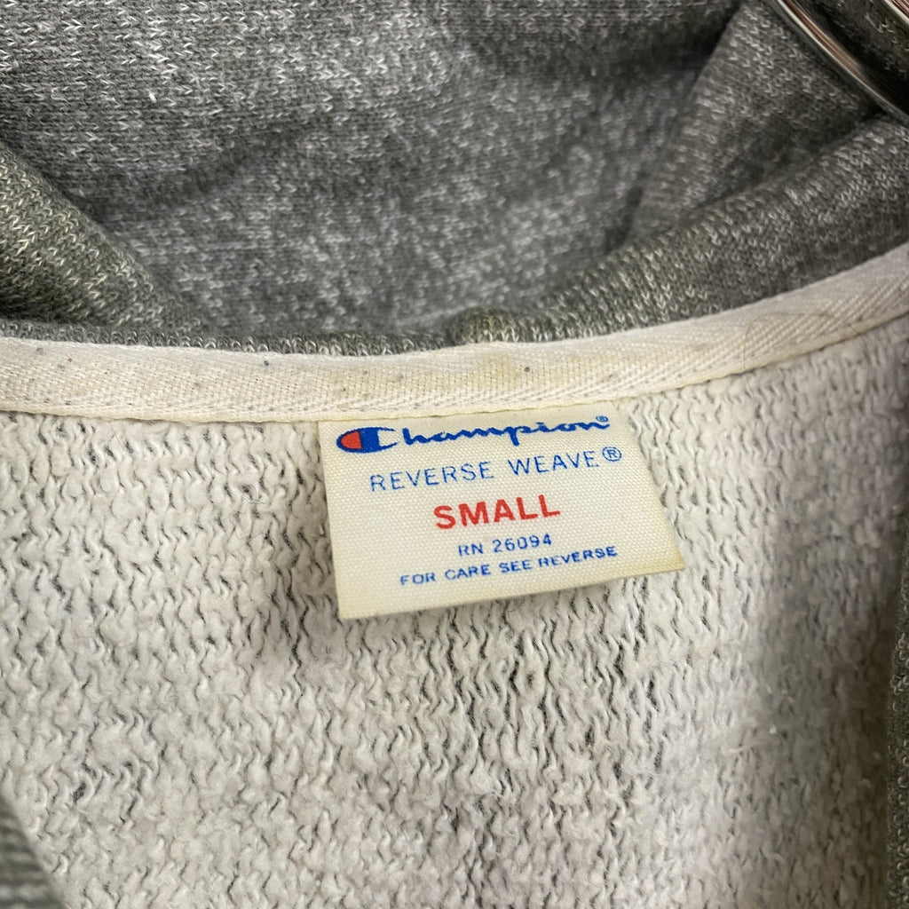 Champion　チャンピオン　リバースウィーブ　フルジップスウェットパーカー/フーディー　トリコタグ　復刻　灰色　グレー　Sサイズ　古着　